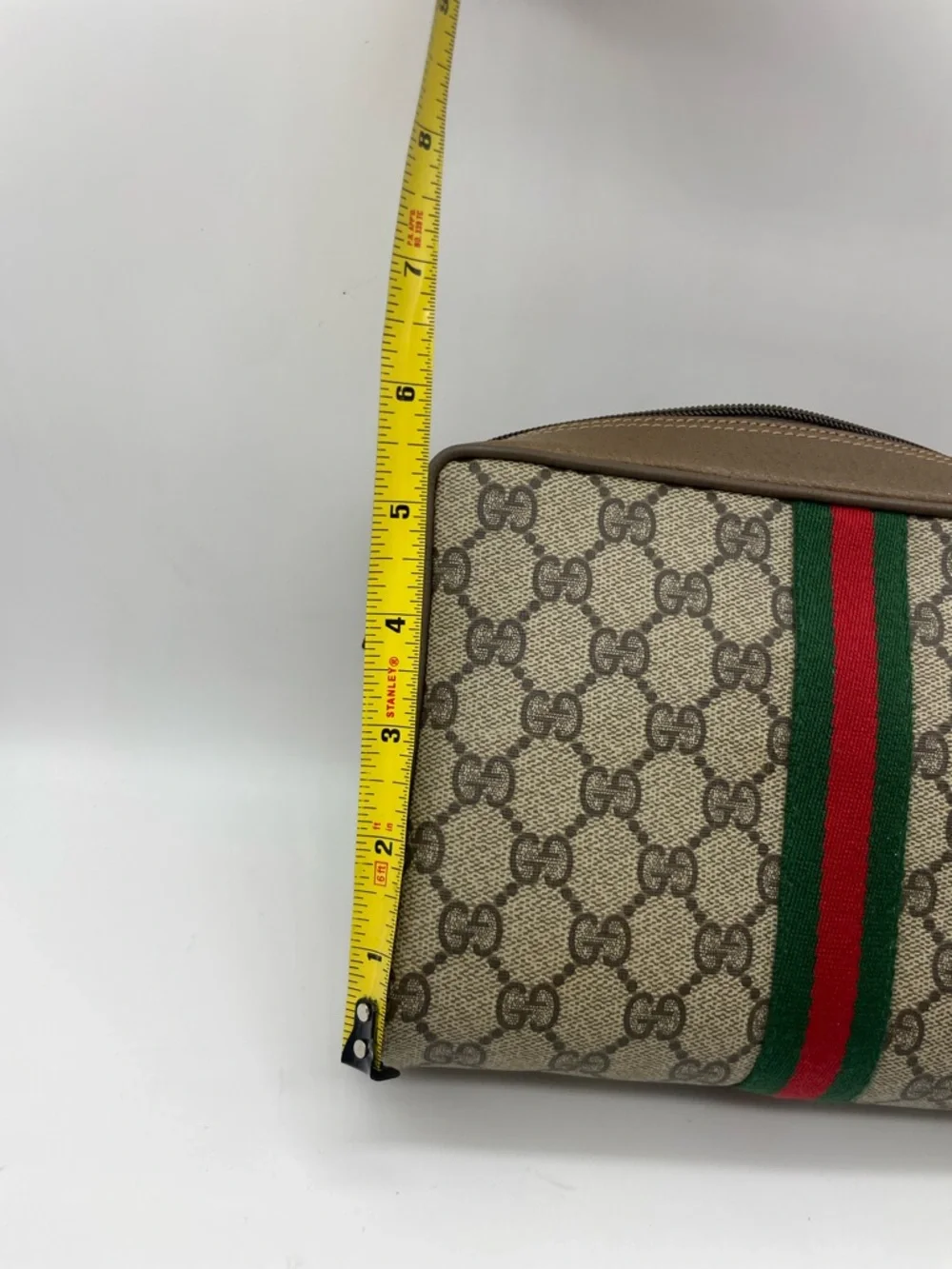 Gucci PVC Leather Sherryline Clutch/Pouch - Picture 8 of 11